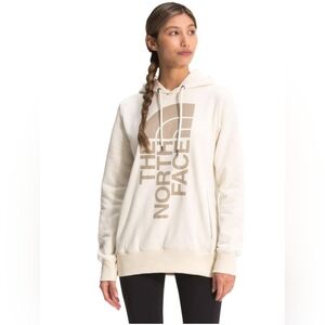 The North Face Trivert pullover hoodie cream, size S